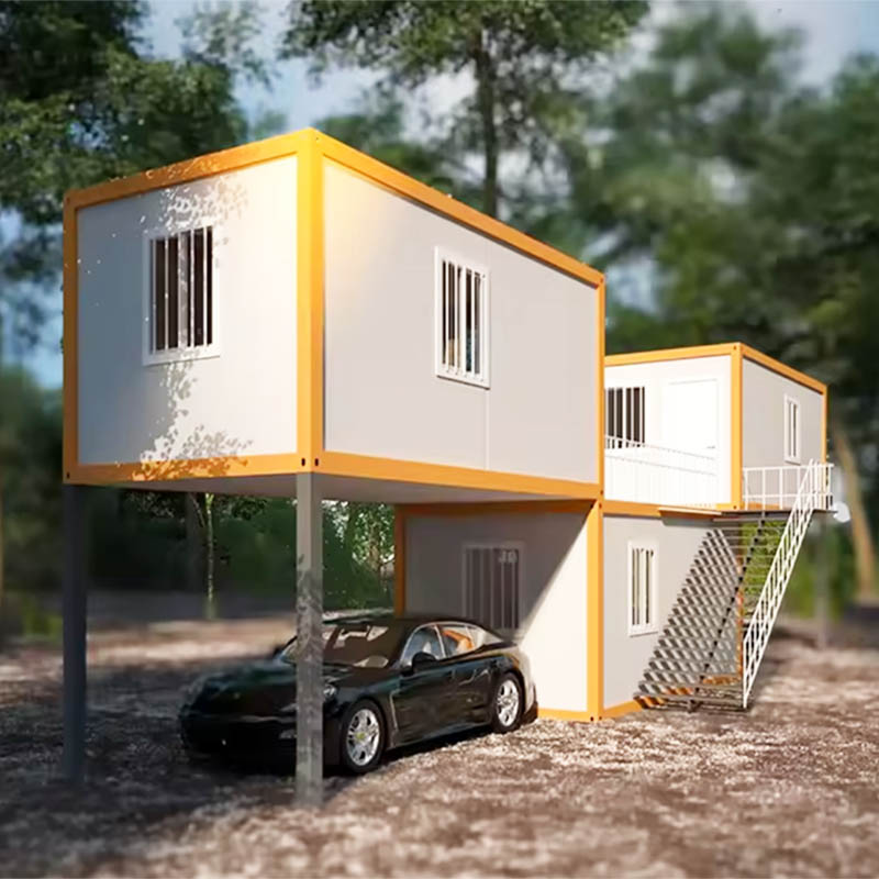 Prefab फ्लैट प्याक कन्टेनर हाउस